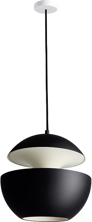 here comes the sun lamp black white